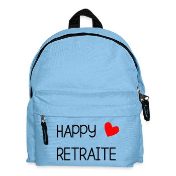 RETIREMENT. RETIREMENT. RETIRED. RETIREMENT. - Kids' Backpack - light blue - Front