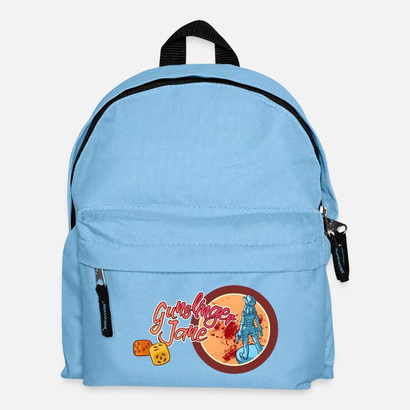 Gunslinger_Jane - Kinder Rucksack - Hellblau
