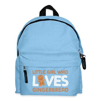 Gingerbread Christmas Gingerbread Man Gingerbread - Kids' Backpack - light blue - Front