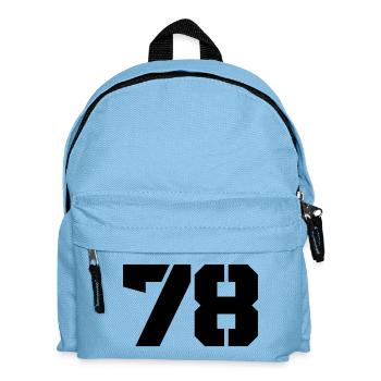 78 - Kinder Rucksack - Hellblau - Vorne