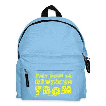 READY FOR THE FROM! (cooking, cheese) - Kids' Backpack - light blue - Front