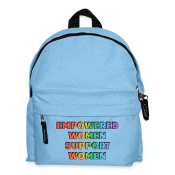 Empowered Women Support Women - Kids' Backpack - light blue - Front