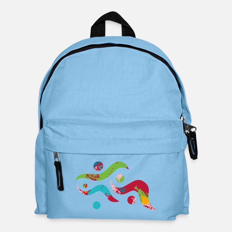 yoga-design_20 - Kinder Rucksack - Hellblau