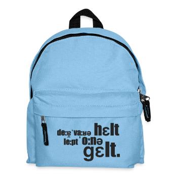 The real hero - Kids' Backpack - light blue - Front
