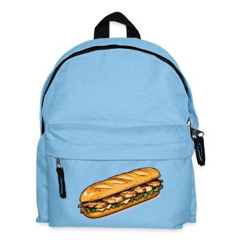 Grilled Chicken Sub Art - Kids' Backpack - light blue - Front