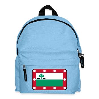 Logo du drapeau Meppeldag – Style urbain - Sac à dos Enfant - bleu clair - Devant