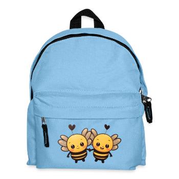 Bees Holding Hands - Kids' Backpack - light blue - Front