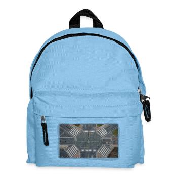 Géométrie des intersections urbaines - Sac à dos Enfant - bleu clair - Devant