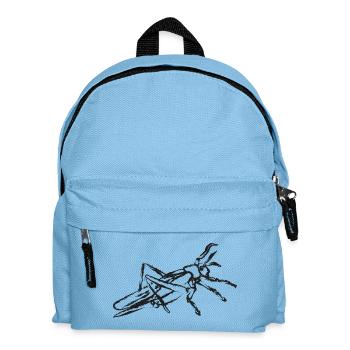 Black Grasshopper – Instecte Illustration - Kids' Backpack - light blue - Front
