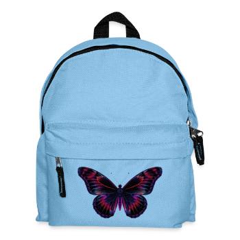 Holographic Neon Butterfly - Kids' Backpack - light blue - Front