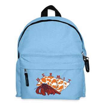 Einsiedlerkrebs - Kinder Rucksack - Hellblau - Vorne