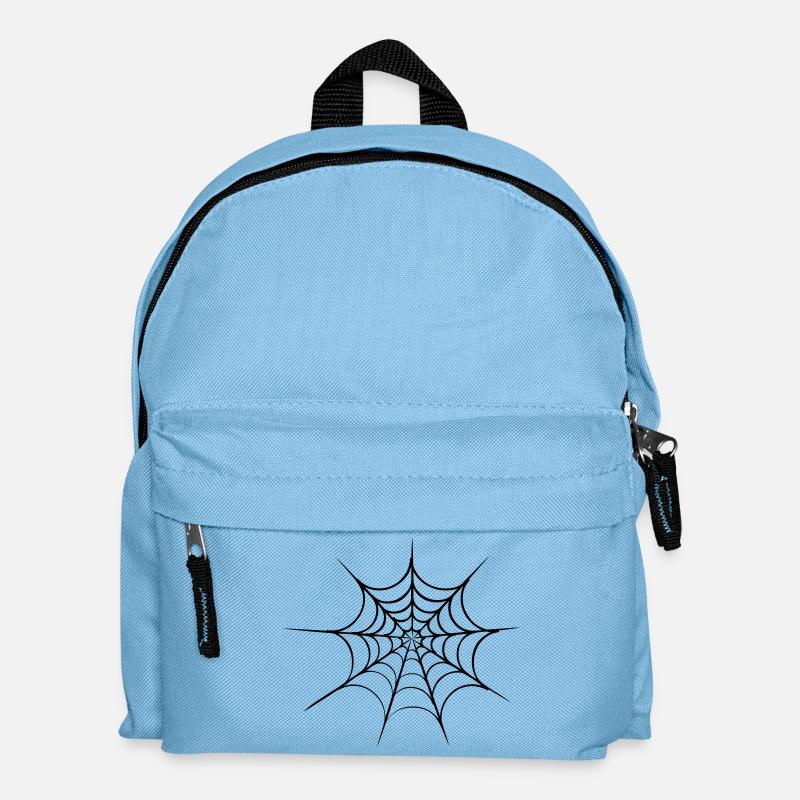 spider web halloween - Kinder Rucksack - Hellblau