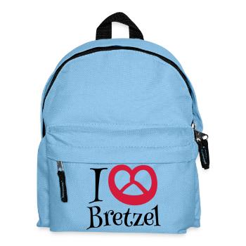 i love bretzel - Sac à dos Enfant - bleu clair - Devant