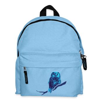 Eule kauz Uhu blau - Kinder Rucksack - Hellblau - Vorne