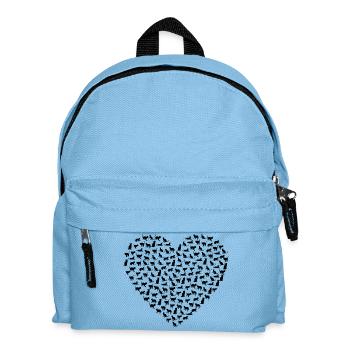Heart Cat - Kids' Backpack - light blue - Front