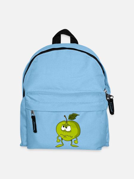 Apfel - Kinder Rucksack - Hellblau