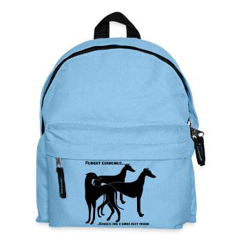 forget_diamonds..Galgos - Kinder Rucksack - Hellblau - Vorne
