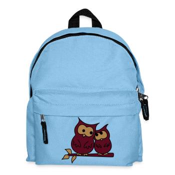 hiboux d'amour - Sac à dos Enfant - bleu clair - Devant
