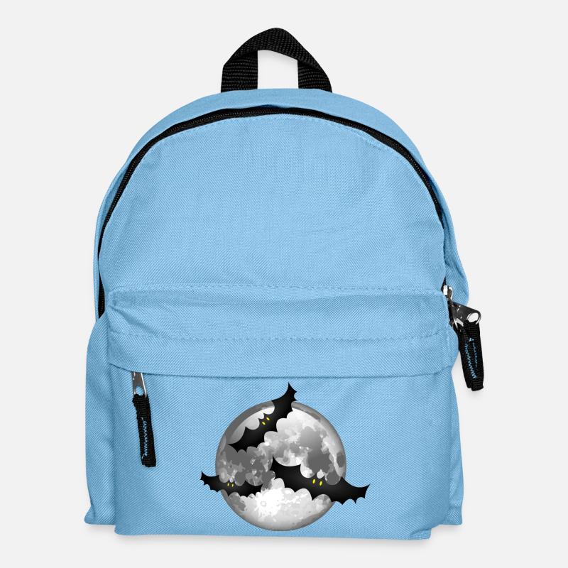 Smiley Bats - Kinder Rucksack - Hellblau