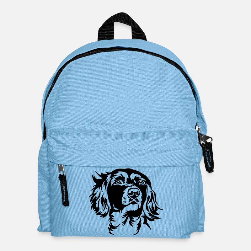 Münsterländer Kopf - Kinder Rucksack - Hellblau