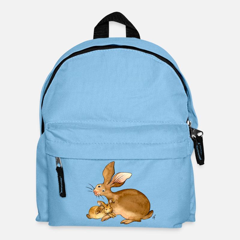 Ich möchte immer bei Dir bleiben - Kinder Rucksack - Hellblau