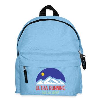 Ultra Running – Courir toute la nuit - Sac à dos Enfant - bleu clair - Devant
