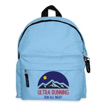 Ultra Running – Laufen Sie die ganze Nacht - Kinder Rucksack - Hellblau - Vorne
