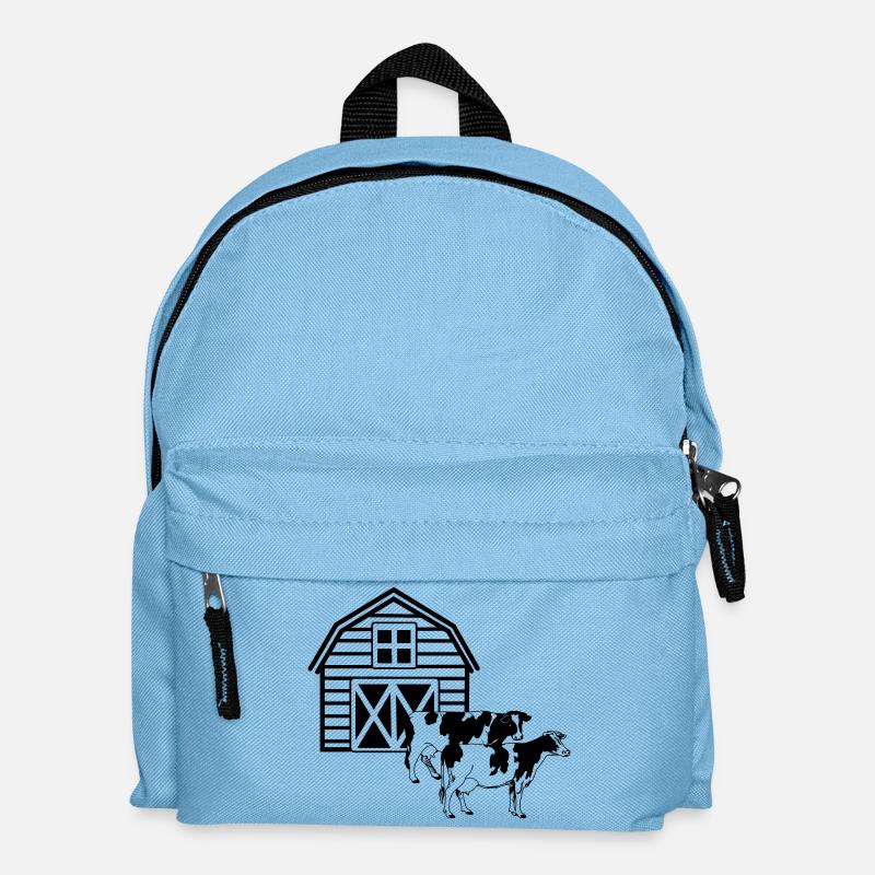 Kuhfarm - Kinder Rucksack - Hellblau
