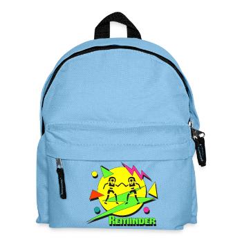 Reminder 80s - Kinder Rucksack - Hellblau - Vorne