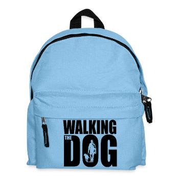 Walking the Dog - Kinder Rucksack - Hellblau - Vorne