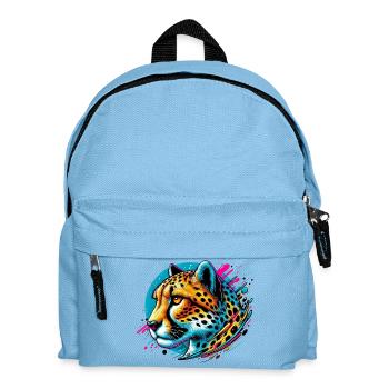 Gepard - Kinder Rucksack - Hellblau - Vorne