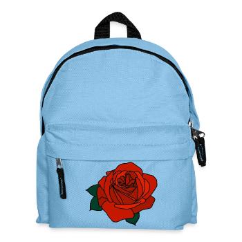Red Rose - Kids' Backpack - light blue - Front