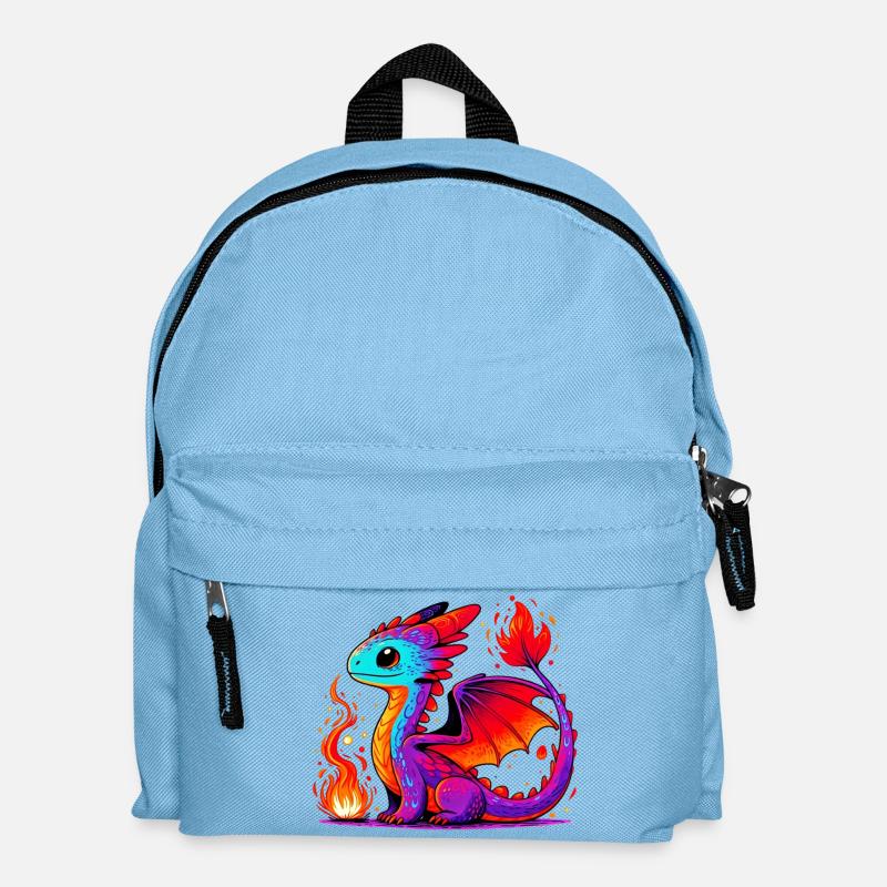 Dragon - Sac à dos Enfant - bleu clair