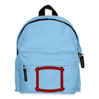 Cadre en bois incurvé - Sac à dos Enfant - bleu clair - Devant