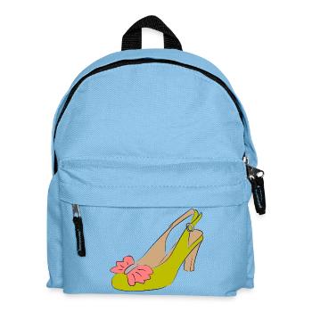 Schuh Damenschuh - Kinder Rucksack - Hellblau - Vorne