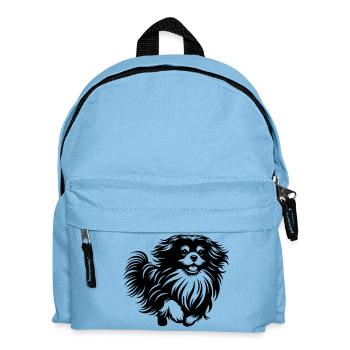 Tibetan Spaniel - Kids' Backpack - light blue - Front