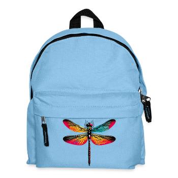 Libelle - Kinder Rucksack - Hellblau - Vorne