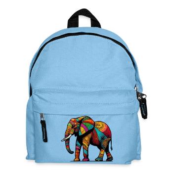 Éléphant - Sac à dos Enfant - bleu clair - Devant