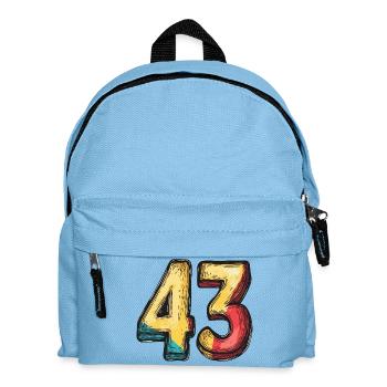 43 Symbole numérique - Sac à dos Enfant - bleu clair - Devant