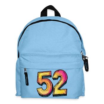 52 Symbole numérique - Sac à dos Enfant - bleu clair - Devant