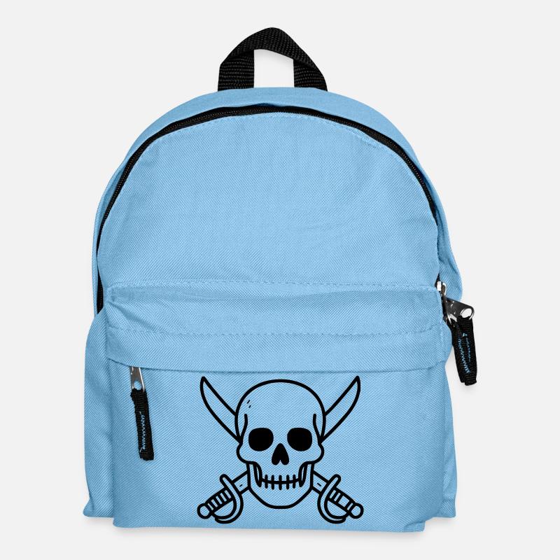 Pirates - Sac à dos Enfant - bleu clair
