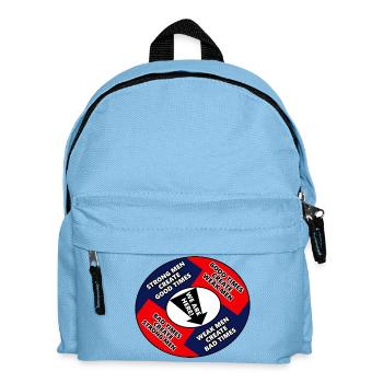 L’histoire se répète - les patriotes l’emportent ! - Sac à dos Enfant - bleu clair - Devant