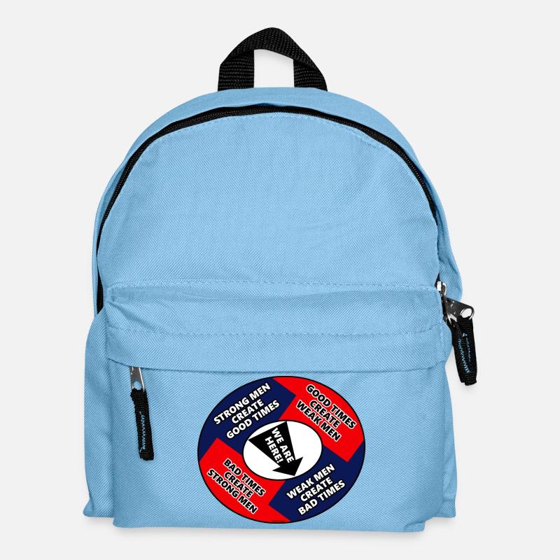 History Repeats - Patriots Prevail! - Kids' Backpack - light blue