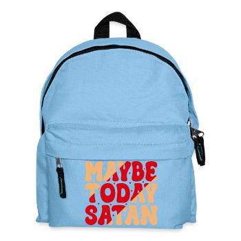 Vielleicht heute Satan - Kinder Rucksack - Hellblau - Vorne