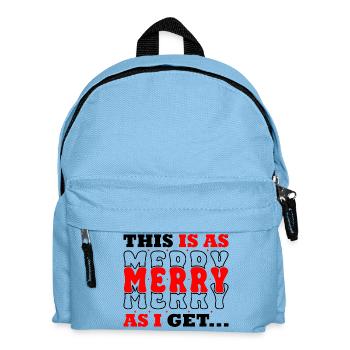 Das ist so fröhlich wie ich - Kinder Rucksack - Hellblau - Vorne