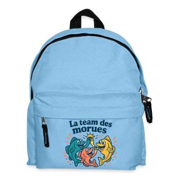 Équipe des Morues Colorées - Sac à dos Enfant - bleu clair - Devant