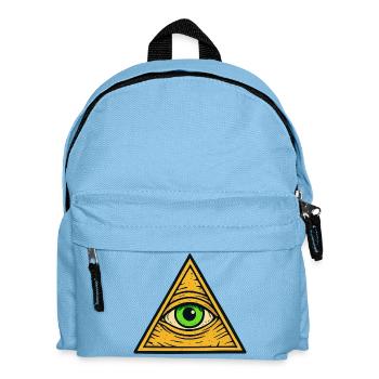 All-Seeing Eye Triangle - Kids' Backpack - light blue - Front