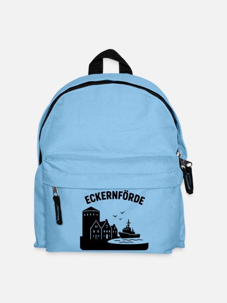 eckernförde schleswig holstein - Kinder Rucksack - Hellblau