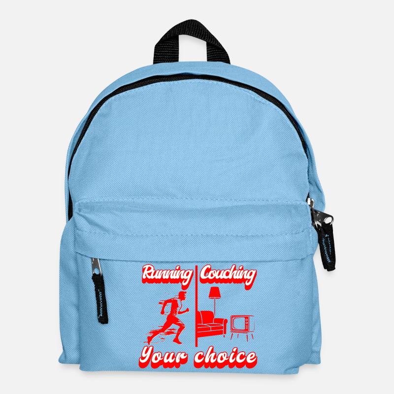 Courir ou s’installer ? À vous de choisir - Sac à dos Enfant - bleu clair