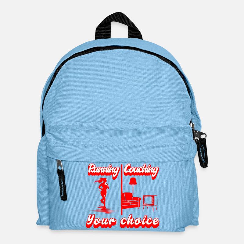 Courir ou s’installer ? À vous de choisir ! - Sac à dos Enfant - bleu clair